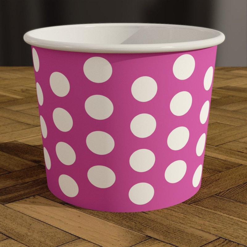 Vaso Polkadots Azul 4 oz - Diseño Elegante y Colorido | Tienda Online